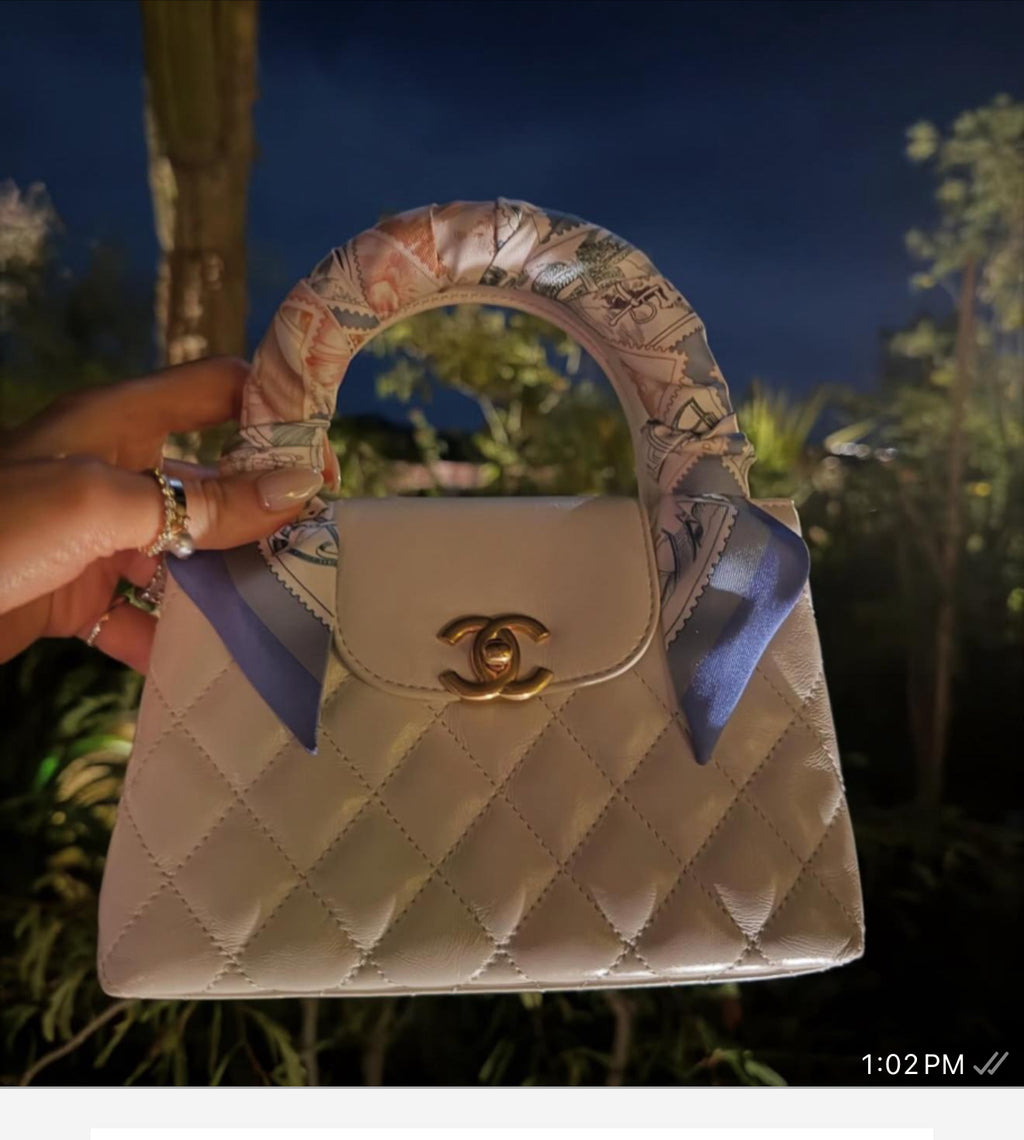 Elegant Quilted Mini Top Handle Bag