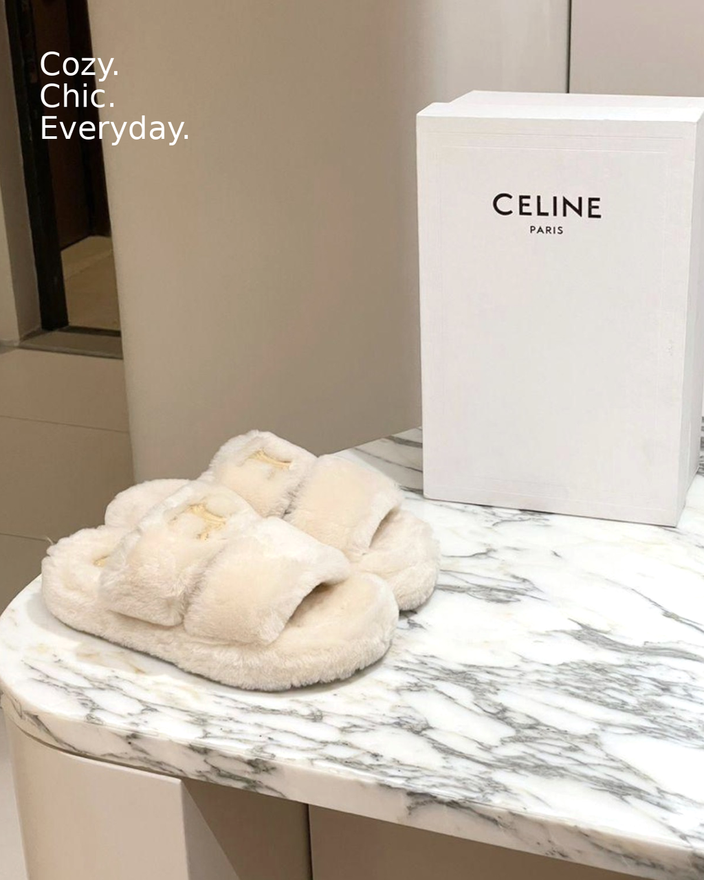 Soft Luxe Plush Slide Sandals