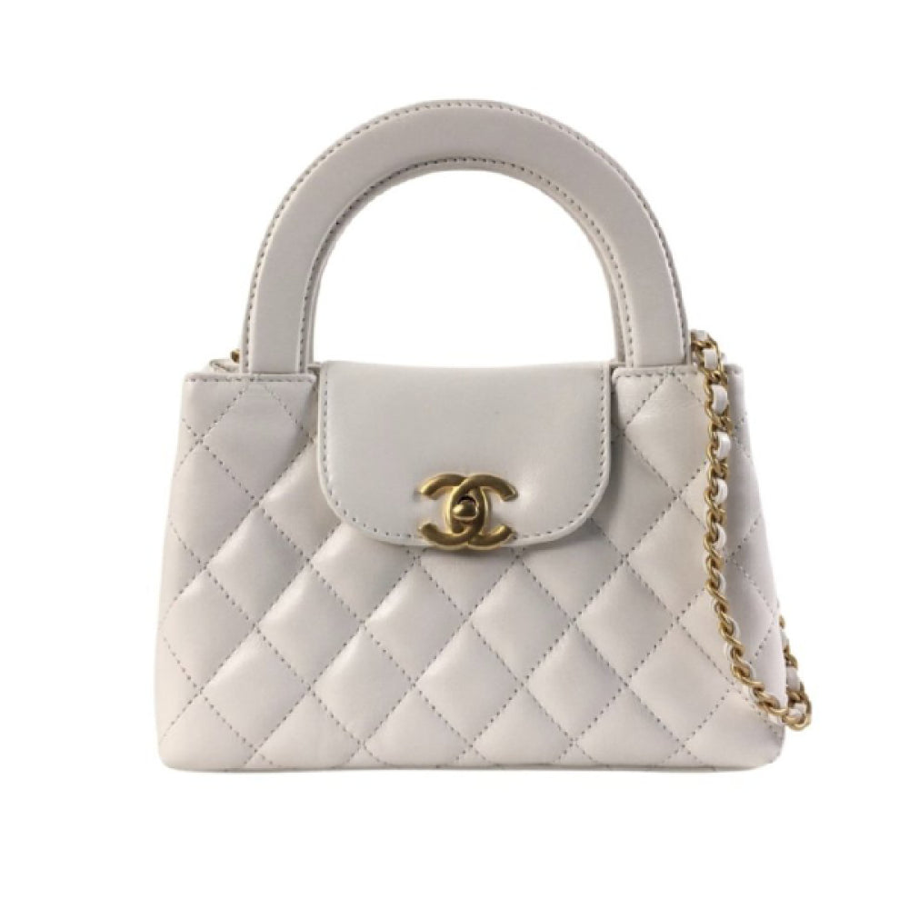 Elegant Quilted Mini Top Handle Bag